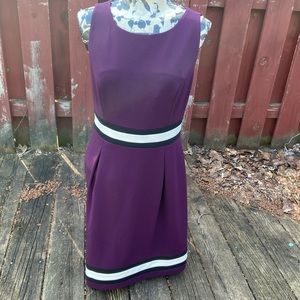 Tommy Hilfiger Aubergine Purple Sleeveless Dress